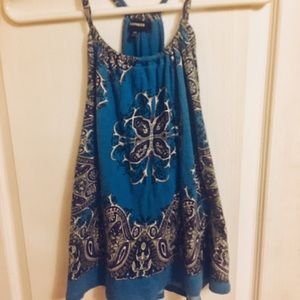 Express Blue Summer Top